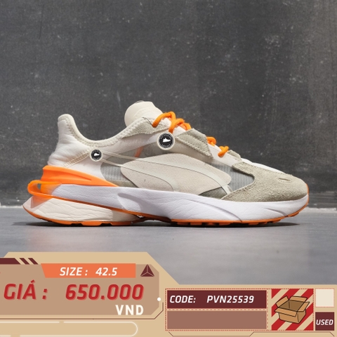 Puma x Pronounce PWRFrame OP-1 'White Orange' - 382713-01 - Size 42.5 - GIÀY 2HAND CHÍNH HÃNG PVN25539