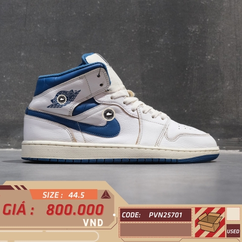 Air Jordan 1 Mid SE Industrial Blue - FN5215-141 - Size 44.5 - GIÀY 2HAND CHÍNH HÃNG PVN25701