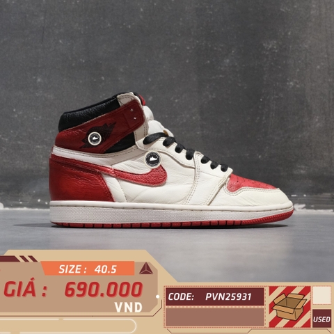 Nike Air Jordan 1 Retro High OG Heritage - 555088-161 - Size 40.5 - GIÀY 2HAND CHÍNH HÃNG PVN25931