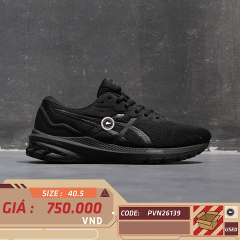 Asics GT-1000 11 Triple Black - 1011B354 - Size 40.5 - GIÀY 2HAND CHÍNH HÃNG PVN26139