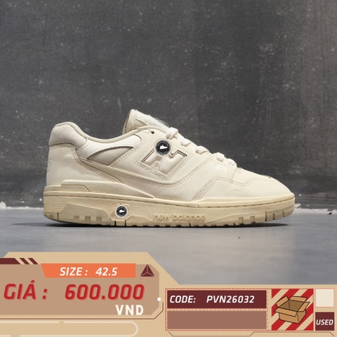 New Balance 550 White Cream - BB550LWC - Size 42.5 - GIÀY 2HAND CHÍNH HÃNG PVN26032