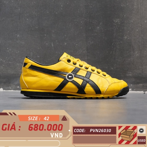Asics Gel-Preshot Classic Yellow Black - TGN906 - Size 42 - GIÀY 2HAND CHÍNH HÃNG PVN26030