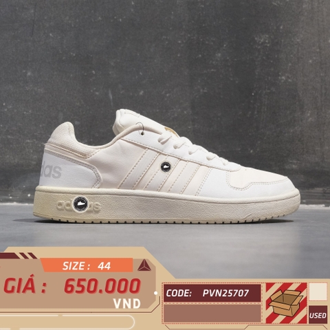 adidas Hoops 2.0 Low Cloud White - DB1085 - Size 44 - GIÀY 2HAND CHÍNH HÃNG PVN25707