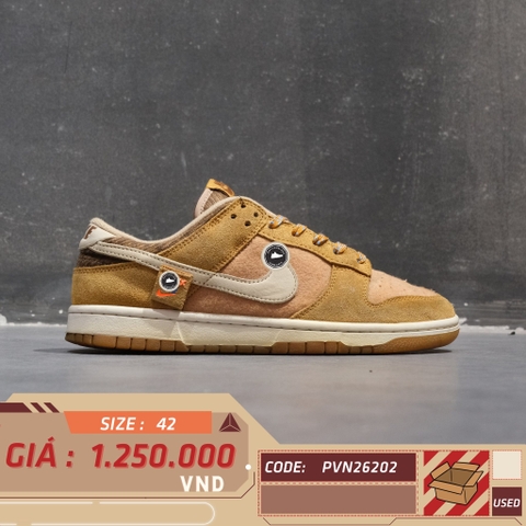 Nike Dunk Low SE Teddy Bear - DZ5350-288 - Size 42 - GIÀY 2HAND CHÍNH HÃNG PVN26202