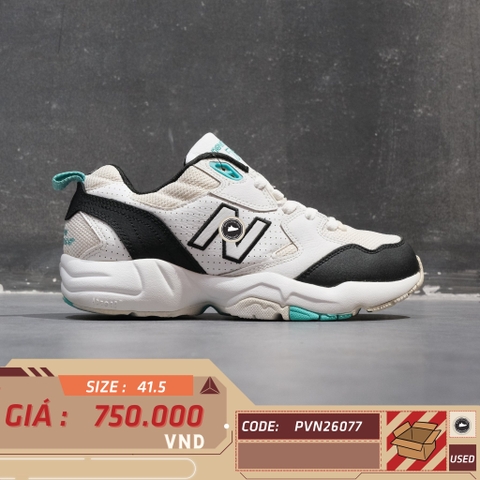 New Balance 708 White Black Teal - WX708BT - Size 41.5 - GIÀY 2HAND CHÍNH HÃNG PVN26077