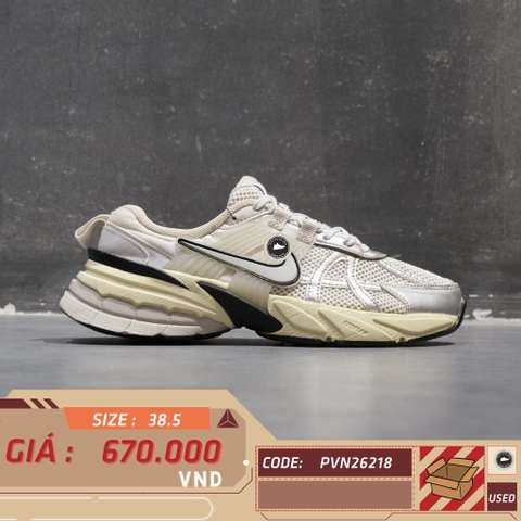Nike V2K Run Summit White Metallic Silver - FD0736-100 - Size 38.5 - GIÀY 2HAND CHÍNH HÃNG PVN26218