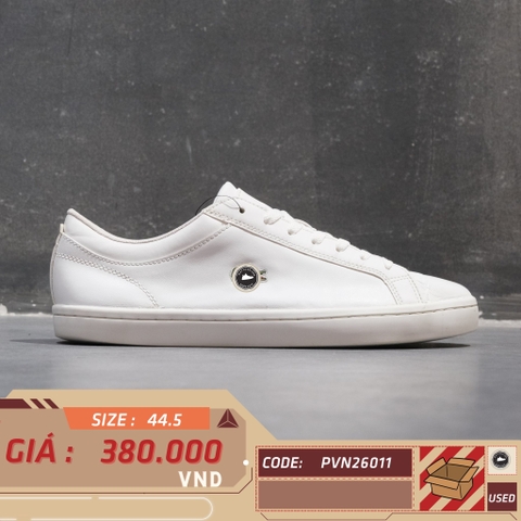 Lacoste Straightset BL 1 CAM White - 7-33CAM1070001 - Size 44.5 - GIÀY 2HAND CHÍNH HÃNG PVN26011