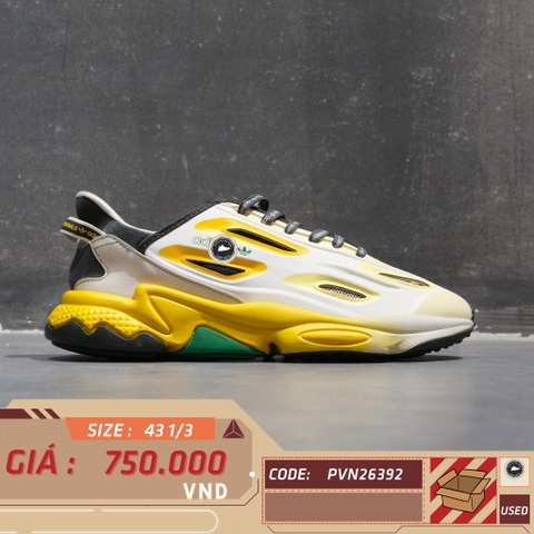 adidas Ozweego Celox White Solar Yellow Green - GX3003 - Size 43 1/3 - GIÀY 2HAND CHÍNH HÃNG PVN26392