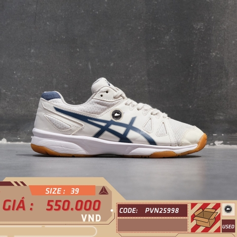 Asics Rivre CS White Navy - TSY102 - Size 39 - GIÀY 2HAND CHÍNH HÃNG PVN25998