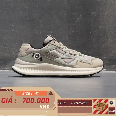 Fila Trail 2000 Beige Green - 1RM02627F-050 - Size 41 - GIÀY 2HAND CHÍNH HÃNG PVN25755