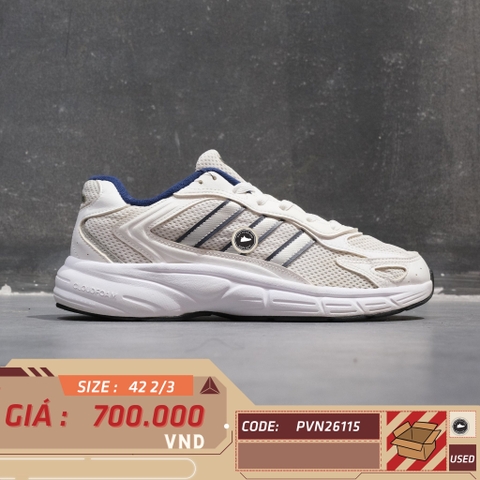 Adidas Eclyptix 2000 'Cloud White Silver Navy' - JI4541 - Size 42 2/3 - GIÀY 2HAND CHÍNH HÃNG PVN26115