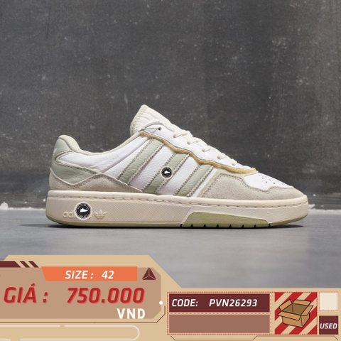 Adidas Rivalry Low Cloud White Silver Green - ID6066 - Size 42 - GIÀY 2HAND CHÍNH HÃNG PVN26293