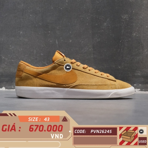 Nike Blazer Low Suede Desert Ochre - AJ9516-700 - Size 43 - GIÀY 2HAND CHÍNH HÃNG PVN26245