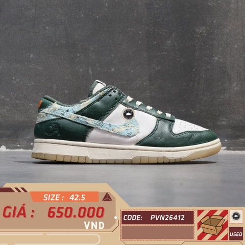 Nike Dunk Low Hoops Fireball - HF5693-141 - Size 42.5 - GIÀY 2HAND CHÍNH HÃNG PVN26412