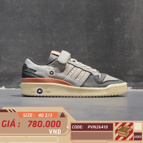 adidas Forum Low Grey Focus Orange - GX4576 - Size 40 2/3 - GIÀY 2HAND CHÍNH HÃNG PVN26410