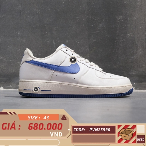 Nike Air Force 1 Low '07 White Varsity Royal - 315122-147 - Size 43 - GIÀY 2HAND CHÍNH HÃNG PVN25996