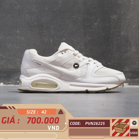 Nike Air Max Command Triple White - 629993-112 - Size 42 - GIÀY 2HAND CHÍNH HÃNG PVN26225