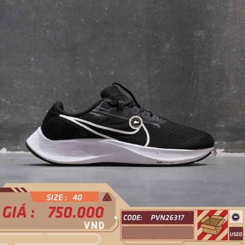 Nike Air Zoom Pegasus 38 'Black White' - CW7356-002 - Size 40 - GIÀY 2HAND CHÍNH HÃNG PVN26317
