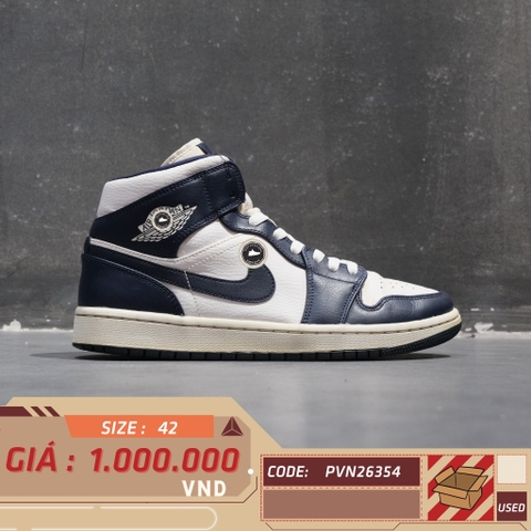 Air Jordan 1 Mid Obsidian - 554724-174 - Size 42 - GIÀY 2HAND CHÍNH HÃNG PVN26354