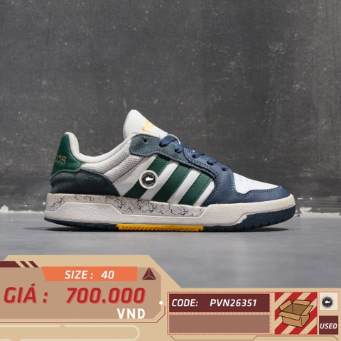Adidas Entrap Low White Green Navy - JQ5047 - Size 40 - GIÀY 2HAND CHÍNH HÃNG PVN26351