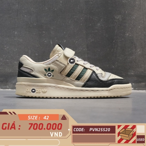 Adidas Forum Low Off White Collegiate Green - HQ6938 - Size 42 - GIÀY 2HAND CHÍNH HÃNG PVN25520