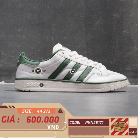 Adidas Team Court White Collegiate Green - FY2720 - Size 44 2/3 - GIÀY 2HAND CHÍNH HÃNG PVN26171