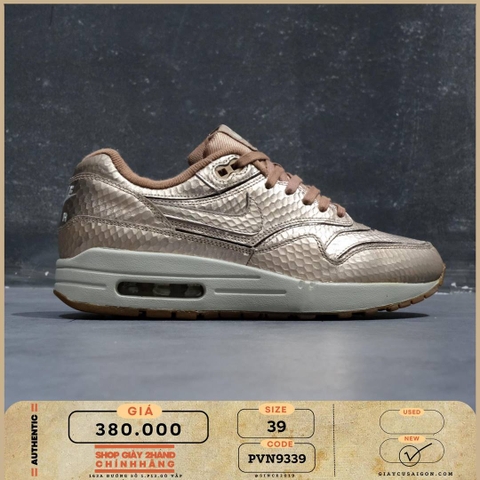 2hand Nike Air Max 1 Bronze Snake (Women's)  644398-900 SIZE 39