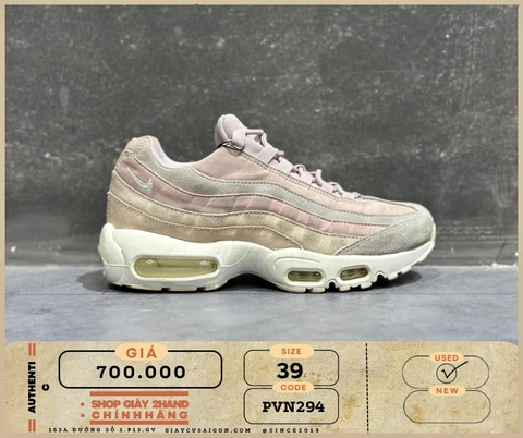 Giày 2hand Nike Air Max 95 Plum Chalk 807443 503 - 294