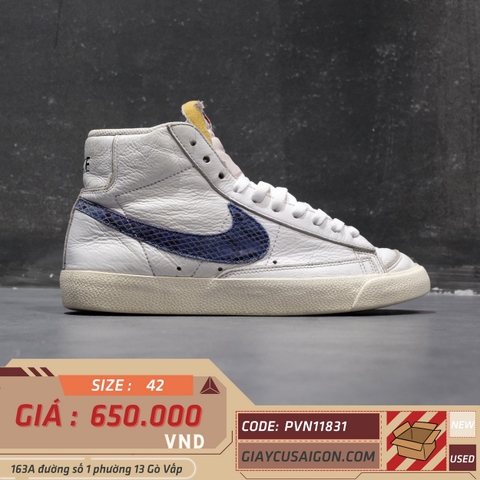 2hand giày Nike Blazer Mid '77 'Red & Blue' CW7073-100 SIZE 42 PVN11831