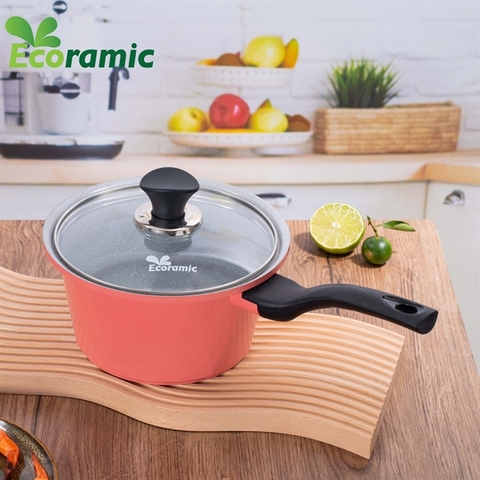 Quánh đá siêu bền 18cm bếp từ Ecoramic EVLIH-18HD