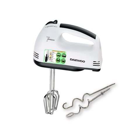 Máy đánh trứng DAEWOO DWHM-318 công suất 150W, que đánh inox, bảo hành 1 năm