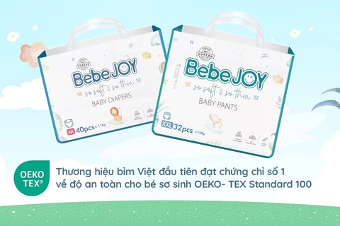Thương hiệu bỉm an toàn dành riêng cho em bé Việt - BebeJOY chính thức ra mắt