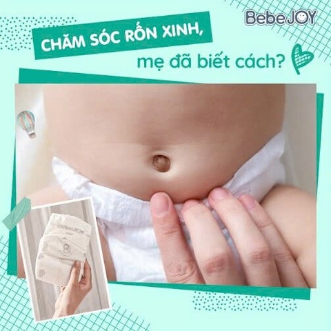 Cách sử dụng bỉm cho bé khi chưa rụng rốn