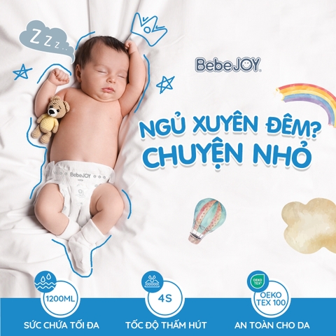 Bỉm BebeJOY Premium có thể sử dụng làm bỉm đêm hay không?