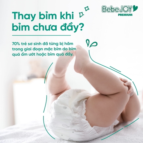 Bé hăm nhiều lần có nên chọn bỉm BebeJOY không?