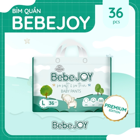 BebeJOY - Bỉm quần - Size L - 9-14kg - 36 miếng