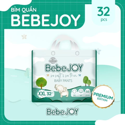 BebeJOY - Bỉm quần - Size XXL - 15kg++ - 32 miếng