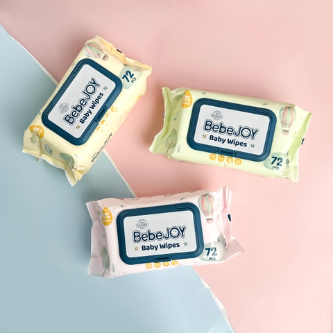 Khăn ướt Bebejoy (Set/3gói) 72c/gói