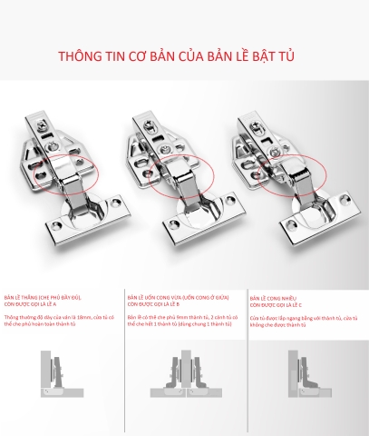 Cách chọn bản lề bật tủ bếp để thay thế phù hợp