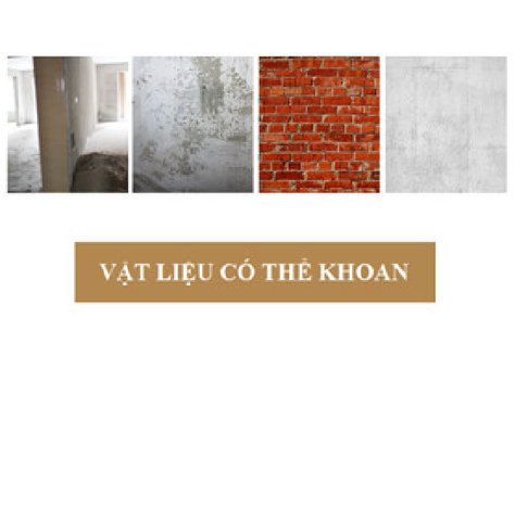 Mũi khoan rút lõi tường bê tông tường gạch tạ lỗ lắp điều hòa đủ kích thước mũi 30mm-114mm chuôi cán 110-200-300mm