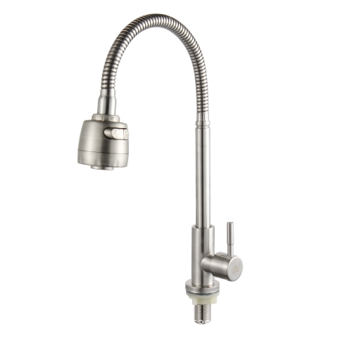 VÒI CHÉN (NƯỚC LẠNH) TRỤC LÒ XO - INOX 304