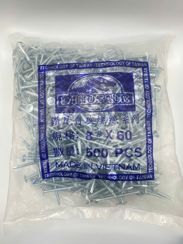 Vít bắn sắt đuôi cá đầu dù Dinosaur (Song Long) vít dù lạnh vít tự khoan đầu dù