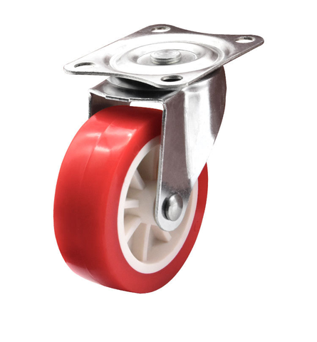 Bánh xe đẩy (đỏ trắng)