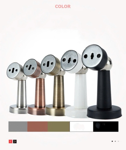 Hít cửa chặn cửa nam châm inox 304 lực hút cực mạnh chốt chặn chống va đập bảo vệ cửa gỗ