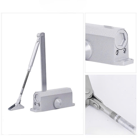 Tay co thủy lực tay hơi đẩy cửa co giữ cửa tay đẩy hơi chống gió đẩy của.