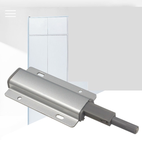 Dụng Cụ Nhấn Mở Tủ Hít Cánh Tủ Nam Châm Inox,Chốt Nút Hít Nam Châm Nhấn Nhả Mở Cửa