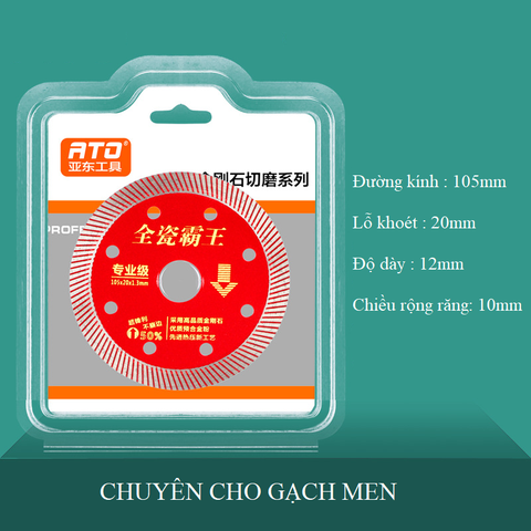 Lưỡi cắt đa năng đỏ cam, chuyên cắt gạch, đá, bê tông