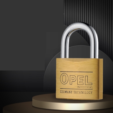Ổ Khóa Đồng Opel Khóa Bấm 4 Chìa Vuông Điện Tử (Hàng Chính Hãng)