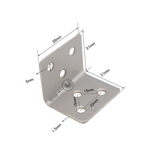 BASS (KE) ĐỠ GÓC 3 CM INOX