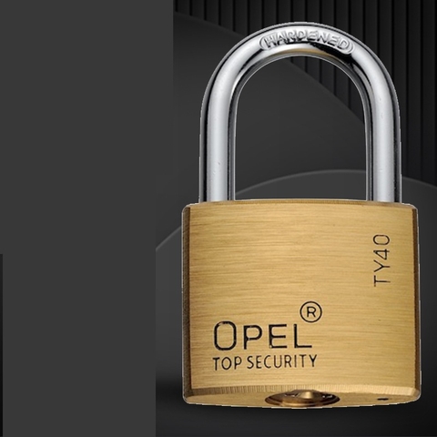 Ổ Khóa Đồng Opel Khóa Bấm 3 Chìa Bầu (Hàng Chính Hãng)